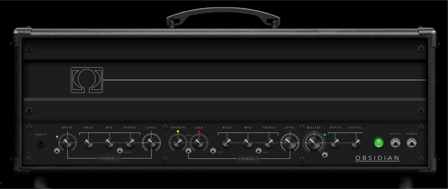 Obsidian 2.5 Channel 100 Watt All Tube Amplifier